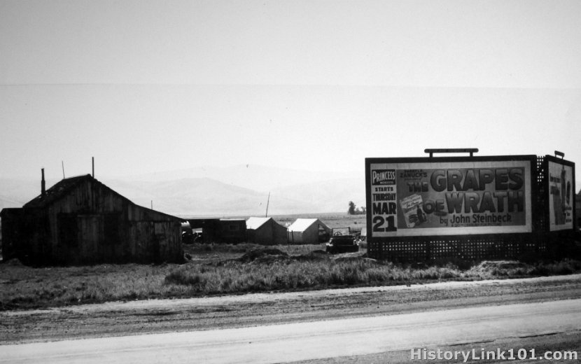 Roadside settlement in commercial pea district on Highway #33