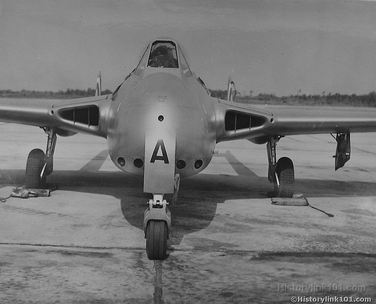 British Vampire Jet Aircraft 