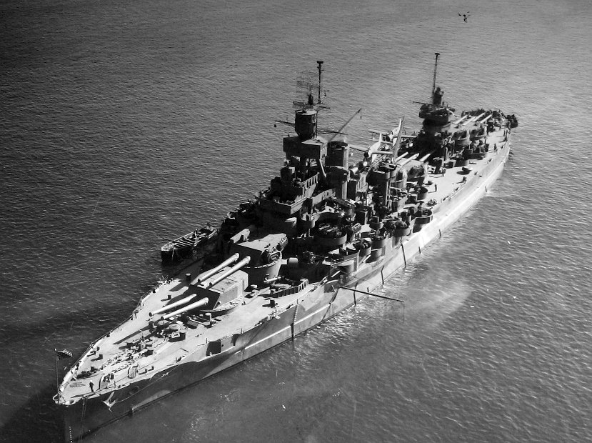 USS Arkansas Jan 1945 
