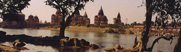 Hindu Mausoleum across river