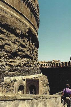 Walls of Castle of Santa Angelo