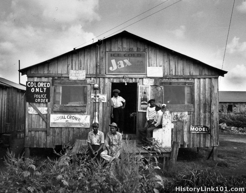 A shack for Negroes only at Belle Glad