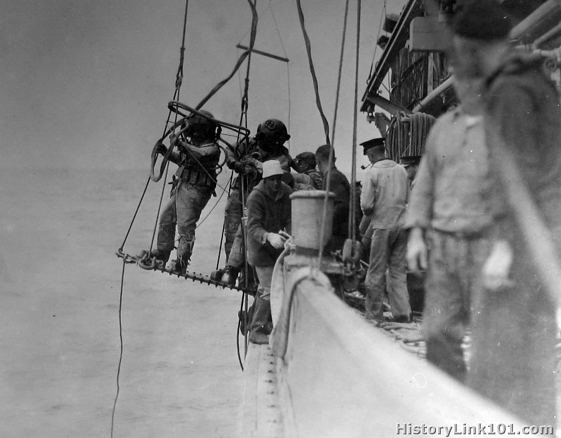Salvage of the USS S-51