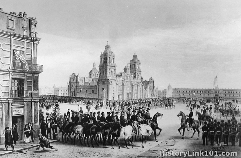 Peace at Mexico City (Mexican War)  