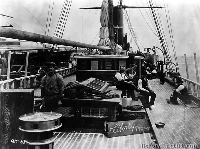 USS Liberty deck view