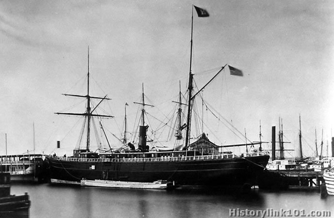 USS Liberty at dock