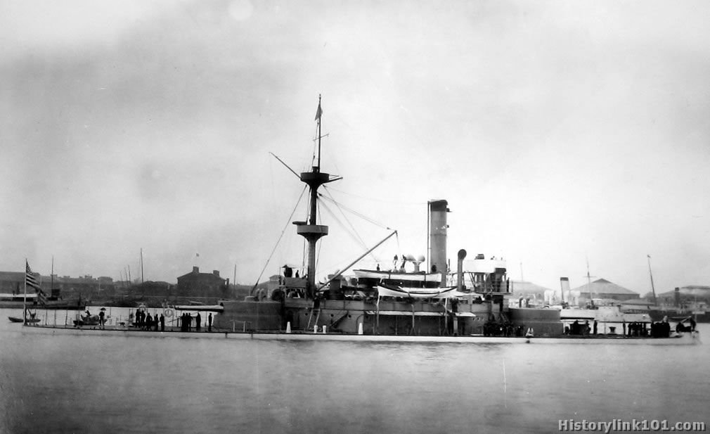 USS Monadnock Side View