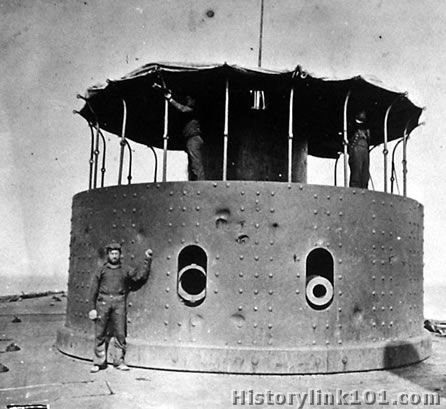 Turret of Iron-Clad Passaic