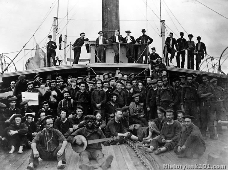 Gunboat Hunchback on James River