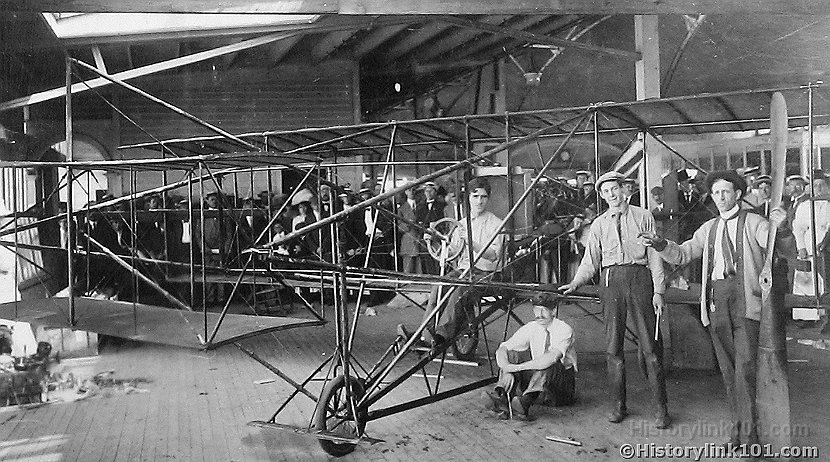 Frame of Curtiss Airplane 