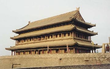 rounded roof chinese building