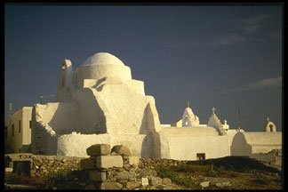 Chapel on Mykonos Island