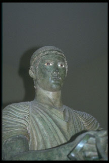 Charioteer in Bronze