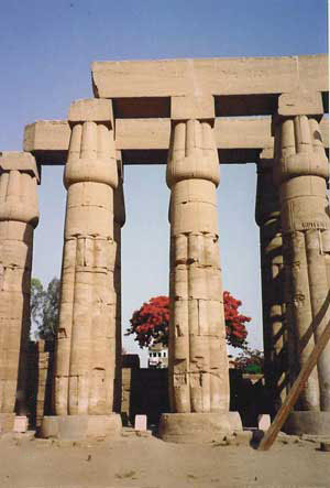 columns at luxor