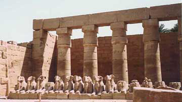 sphinxes at karnak