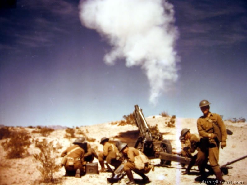 Royalty Free Pictures of 75mm pack Howitzer