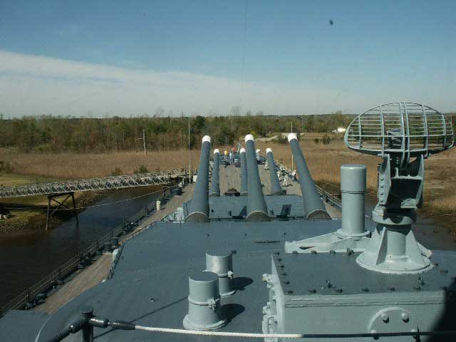 Royalty Free Picture of Battleship North Carolina's 