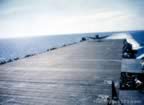 Plane on deck of USS Cowpens