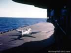 Plane on deck of USS Enterprise