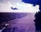 Plane over USS Essex
