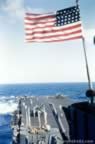 Flag on the USS Lexington