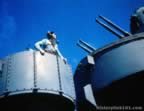 Guns on the USS Lexington