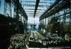 Battleship  durning WWII Construction 