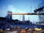 Battleship durning WWII Construction 