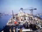 Battleship  durning WW2 Construction 