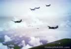 Pictures of SB2C Planesduring WWII