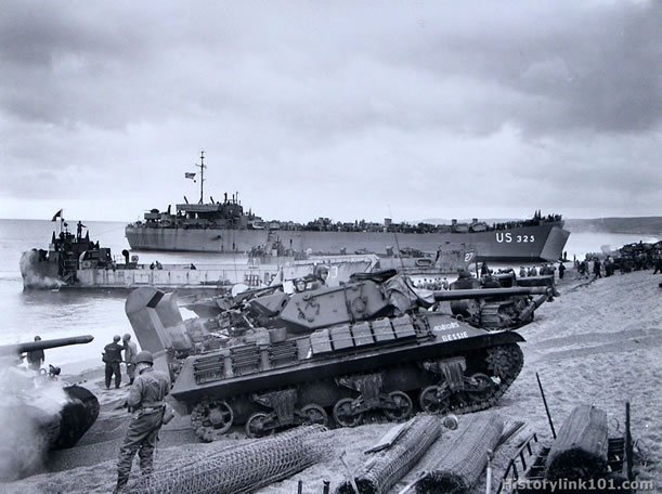 Royalty Free Picture of D-Day,  Invasion of Nomandy France