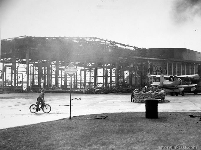 Royalty Free Picture of Attack on Pearl Harbor