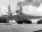 Pictures of USS Nevada at the Attack on Pearl Harbor  