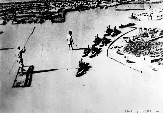 Royalty Free Picture of Attack on Pearl Harbor