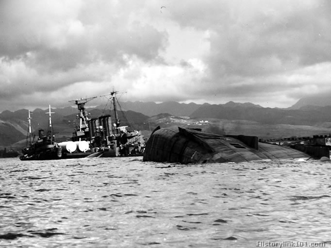 Royalty Free Picture of Attack on Pearl Harbor